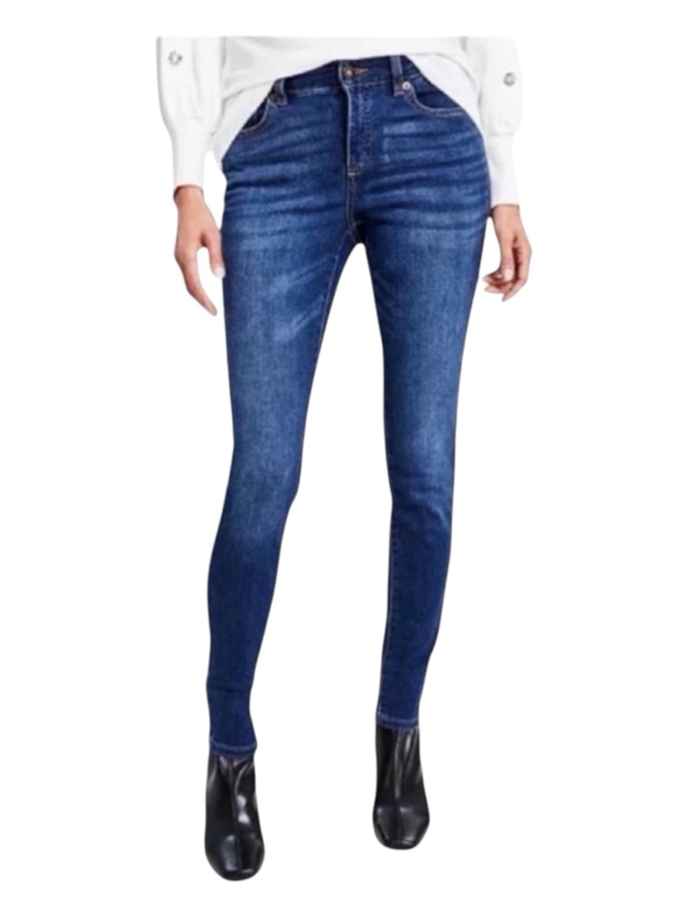 INC INTERNATIONAL CONCEPTS DENIM
Mid Rise Skinny Jeans, Stretchy, Size 18.